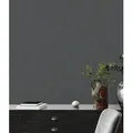 Architects Paper Vliestapete VILLA, glatt, Glitzermuster, glänzend, unifarben, Tapete Uni einfarbig Tapeten Wohnzimmer Schlafzimmer Küche modern Flur schwarz