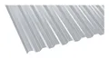 Einsteiger Polycarbonat Profilplatte Trapez 76/18 1040 x 2000 x 0,8 mm - Klar - 2802403