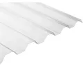 Gutta Polycarbonat Wellplatte Trapez 76/18 klar 2000 mm x 1040 mm x 0,8 mm