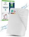 Sensalou Spannbettlaken wasserdicht 70 x 140 cm Inkontinenzlaken Matratzenauflage  2er Pack