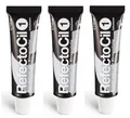 3x RefectoCil 1 Tiefschwarz Augenbrauen und Wimpernfarbe 15 ml