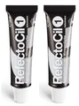 2x RefectoCil 1 Tiefschwarz Augenbrauen und Wimpernfarbe 15 ml