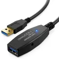 7,5m USB 3.0 Verlängerungskabel AKTIV Verlängerung Verstärker Repeater USB Kabel