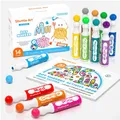 Punktmarker 14 Farben Wasserbasis Kindergartenkunstset 20 Muster