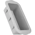 Backefix Backform Batzen B15, Brotbackform, aus Silikon, 15 x 11 x 7,5 cm, grau, Kastenform