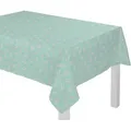 Adam Tischdecke Retro Floret (1-tlg), aus 100% Bio-Baumwolle blau eckig | 120 cm x 120 cm