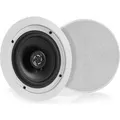 Pyle 13cm-Deckenlautsprecher, Einbaulautsprecher, Wandlautsprecher,150W-Deckenlautsprecher Bluetooth,Flache Lautsprecher,Hochtöner,2 Wege Lautspre... - Weiß