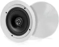 Pyle 13cm- Deckenlautsprecher, Einbaulautsprecher, Wandlautsprecher, 150W- Deckenlautsprecher Bluetooth, Flache Lautsprecher, Hochtöner, 2 Wege Lautsprecher, Ceiling Speaker, Stereo Sound System