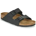 Birkenstock Classic Arizona Birko-Flor, Unisex-Erwachsene Pantoletten, Schwarz (Schwarz), 37 EU