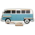 Kreative Feder Kinderregal MUSIKBOX-REGAL Kleinbus, für TONIE-BOX und TONIES inkl. 40 Metallplättchen blau