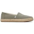 TOMS Alpargata Rope 2.0 Schwarz Florale Spitze Espadrille Espadrille grau 37,5