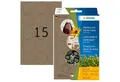 HERMA Etikettenpapier Herma Etiketten permanent haftend Ø 32 mm Silphie-Papier braun 24 Bl