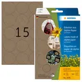 Vielzwecketiketten Ø 32 mm, Silphie-Papier, permanent haftend, zur Handbeschrift