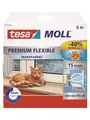 tesa moll Premium Flexible Silicone Sealing Tape 6 m x 9 mm x 7 mm Transparent