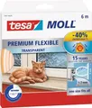 tesa Moll Dichtungsprofil Super Flex 6 m transparent Dichtung Türdichtung