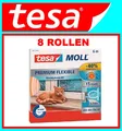 8 Rollen TESA Silikondichtung tesamoll® 5417 B 9mm x H 7mm x L 6m transparent