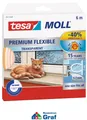 tesamoll Premium Flexible selbstklebende transparente Silikondichtung 6m #870901