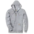 Carhartt Midweight Zip Hoodie, grau, Größe M für Männer