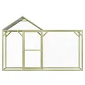vidaXL Hühnerkäfig 3x1,5x2 m Imprägniertes Kiefernholz