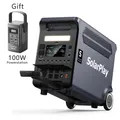 SolarPlay Q3600 3600W&3840Wh Tragbare Powerstation Camping Solargenerator