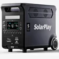 SolarPlay Q3600 Tragbare Powerstation 3840Wh LiFePO4 Camping Solargenerator