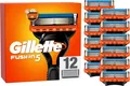 GILLETTE Fusion5 12 Stück + Schutzhülle, 12 Stück