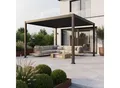 Gardenson Pergola, Metall, 360x240x300 cm, Europäischer Sicherheitsstandard, Sonnen- & Sichtschutz, Pavillons & Pergolas, Pergolas