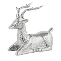 Moderne Weihnachtsdeko Hirsch Tierfigur Fensterbankdeko Dekofigur Tischdeko 19cm