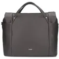 Zwei Pia Shopper Tasche 42 cm Laptopfach  grau