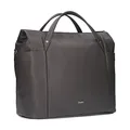 Zwei Große Damen Business-Tasche Pia PI160 Laptop-Tasche 16 Liter klassisch-elegante Querformat Tote Bag für Büro & Arbeit inkl. extra langer Schultergurt - Umhängetasche & Schultertasche (stone)