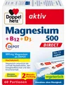 Doppelherz Magnesium 500+B12+D3 Depot Direct Pell. 60 St