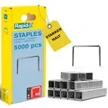 Rapid Tackerklammern Typ 53, 8 mm, Feindrahtklammern aus verzinktem Stahl, 5.000 Stück, für Holz, Stoffe und Textilien