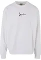 Karl Kani Rundhalspullover Karl Kani Herren KKMQ12003WHT Small Signature Crew (1-tlg)