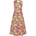 Reitmayer Trachtenkleid Ärmelloses Kleid mit Blumen bunt 42
