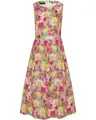 Reitmayer Ärmelloses Kleid mit Blumen Bunt 42