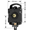 Hermle Quarz-Pendeluhrwerk Hermle 2200, ZWL 26mm