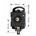 Hermle Quarz-Pendeluhrwerk Hermle 2200, ZWL 26mm