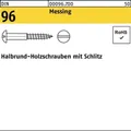 200er PACK(Stk)  000096700000030008 Holzschraube DIN 96 Halbrundkopf Schlitz 3 x