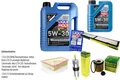 INSPEKTIONSKIT FILTER LIQUI MOLY ÖL 6L 5W-30 für BMW X1 E84 sDrive20i