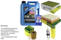 INSPEKTIONSKIT FILTER LIQUI MOLY ÖL 5L 5W-30 für BMW 1er F20 116i 114i 118i F21