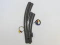 Märklin H0 24672 elektrische Bogenweiche rechts + Laterne, TOP ohne OVP #55175