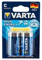 Varta High Energy 1,5V Alkali Mangan Baby Batterien 2erPack