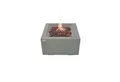 ELEMENTI Feuerstelle Gas " Ridgefield" in Beton-Optik, (Set inkl. Zubehör, 8-St., ohne Gasflasche), grau, 68 x 68 x 36 cm (L x B x H)