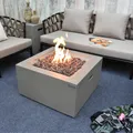 MODENO Gasfeuerstelle Ridgefield ca. 68x68xH36 cm Feuerstelle Gasheizer Gaskamin