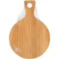 Creotime - Schneidebrett Creativ Company rund Ø 17cm, Länge 24cm Bambus
