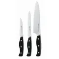 Rösle Messerset Pura, Metall, 3-teilig, 16x38x2.5 cm, ergonomischer Griff, Kochen, Küchenmesser, Messersets