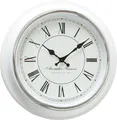 Wanduhr HOME AFFAIRE "Yella", weiß, Wanduhren, Wanduhr, rund, Ø 40 cm, römische Ziffern
