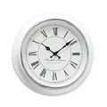 Boltze Wanduhr Yella (ø 40 cm, Uhr im Retro Stil / Vintage, Ziffern römisch, Uhr für Küche / Wohnzimmer / Esszimmer, analoge Uhr) 3453100