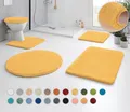 Kleine Wolke Badematte RELAX, Höhe 30 mm, rutschhemmend beschichtet, fußbodenheizungsgeeignet, Polyacryl, rechteckig, Badteppich, Uni Farben, rechteckig, rund & als Set erhältlich