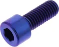 Zylinderschraube JMP M8x1,25mm 20mm Titan blau